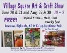 Highlands Village Square Art & Craft Show